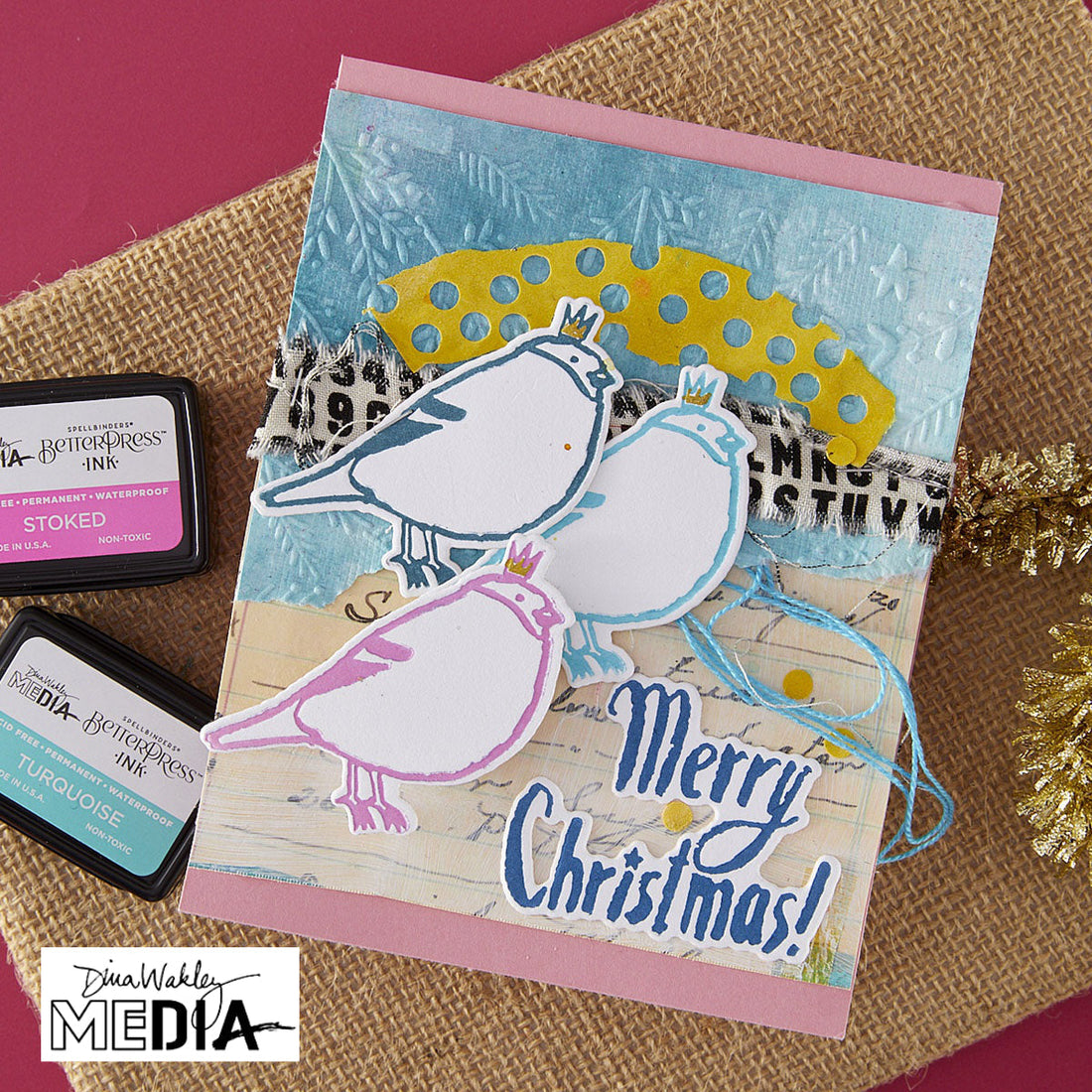 Arty Crafty News September 2025 - Dina Wakley Christmas!