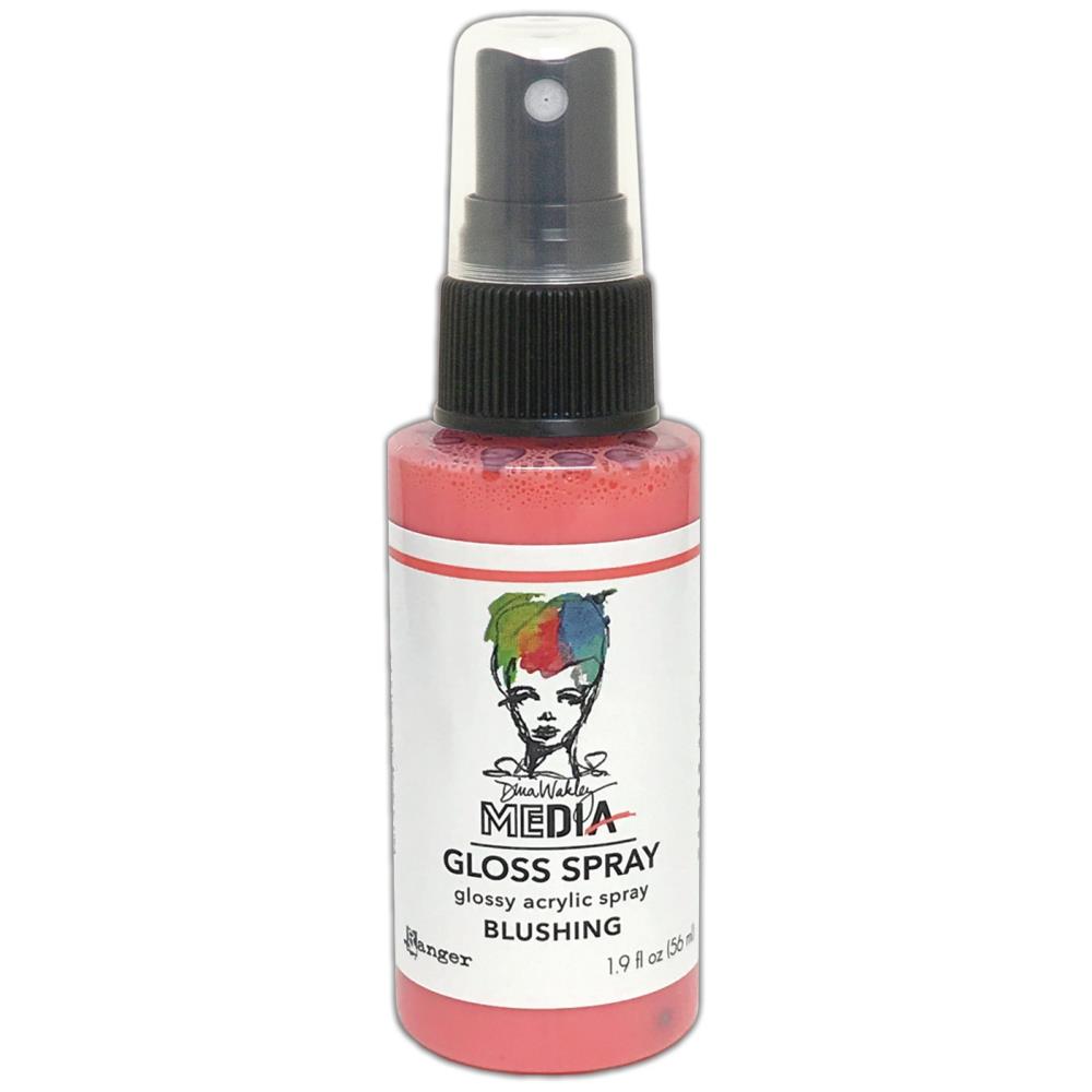 Gloss Acrylic Medium by Dina Wakley MEdia and Ranger. Each bottle holds 1.9 fl oz (56ml) of watersoluble acrylic paint with the viscosity of thick ink that dries to a smooth opaque, gloss permanent finish. Spray, pour, spill, paint or dabble onto all your creations - mixed media, cards, art Journals, through stencils, over masks, onto Chipboard Shapes, artboards and other surfaces.