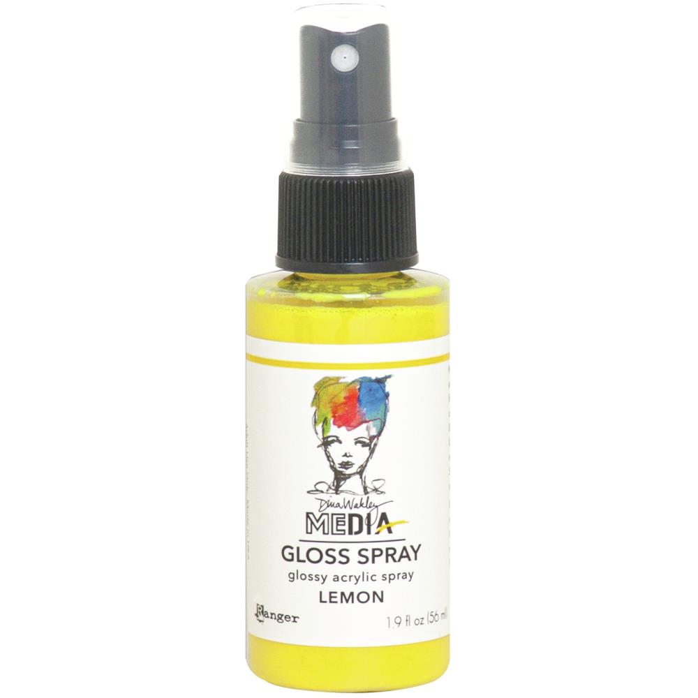 Gloss Acrylic Medium by Dina Wakley MEdia and Ranger. Each bottle holds 1.9 fl oz (56ml) of watersoluble acrylic paint with the viscosity of thick ink that dries to a smooth opaque, gloss permanent finish. Spray, pour, spill, paint or dabble onto all your creations - mixed media, cards, art Journals, through stencils, over masks, onto Chipboard Shapes, artboards and other surfaces.