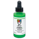 Tubular Green - New Neon Gloss Acrylic Paint - Choose any 1 (one) colour ... by Dina Wakley MEdia and Ranger Ink. Each bottle holds 1.9 fl oz (56ml) of colourful acrylic paint with the viscosity of thick ink. These beautiful sprays are an opaque (gives good coverage) acrylic spray that dries to a smooth glossy finish. Spray onto all your creations - mixed media, art Journals, through stencils, over masks, onto Chipboard Shapes, artboards and other porous surfaces.