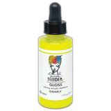 Gnarly Yellow - New Neon Gloss Acrylic Paint - Choose any 1 (one) colour ... by Dina Wakley MEdia and Ranger Ink. Each bottle holds 1.9 fl oz (56ml) of colourful acrylic paint with the viscosity of thick ink. These beautiful sprays are an opaque (gives good coverage) acrylic spray that dries to a smooth glossy finish. Spray onto all your creations - mixed media, art Journals, through stencils, over masks, onto Chipboard Shapes, artboards and other porous surfaces.
