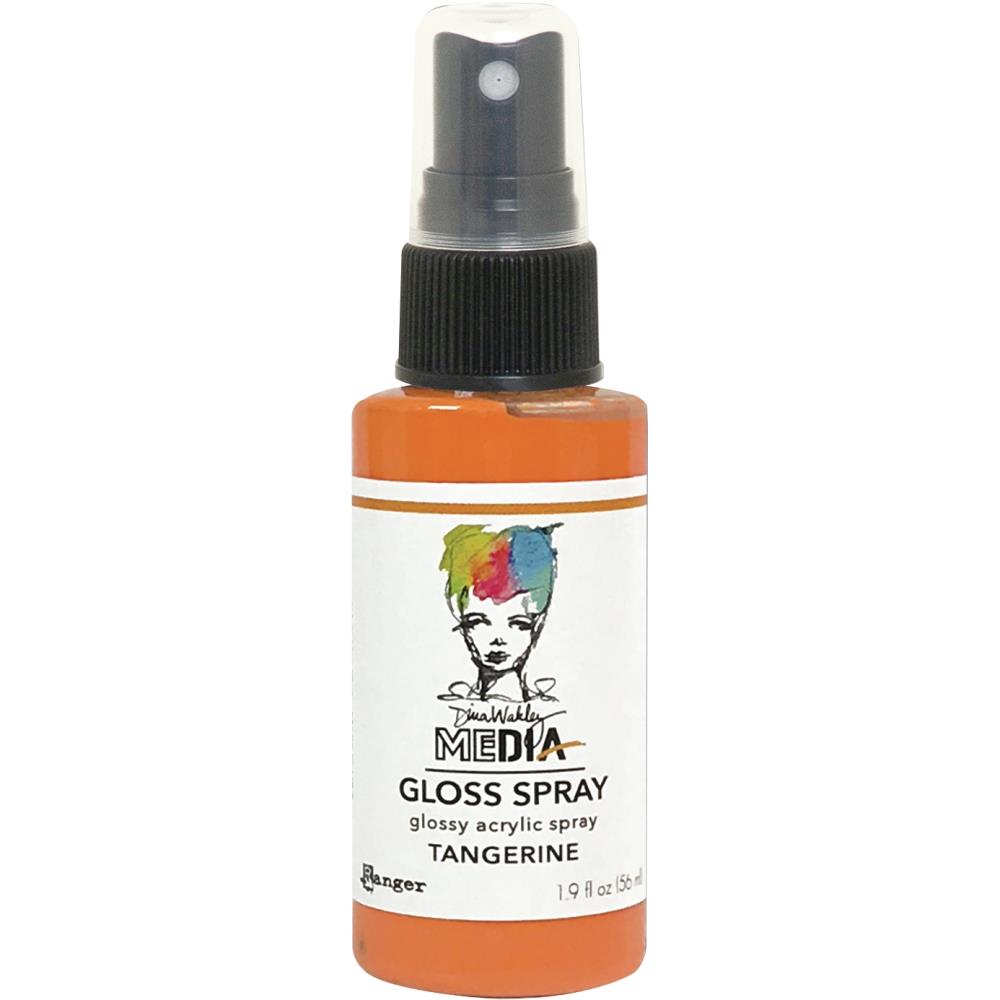 Gloss Acrylic Medium by Dina Wakley MEdia and Ranger. Each bottle holds 1.9 fl oz (56ml) of watersoluble acrylic paint with the viscosity of thick ink that dries to a smooth opaque, gloss permanent finish. Spray, pour, spill, paint or dabble onto all your creations - mixed media, cards, art Journals, through stencils, over masks, onto Chipboard Shapes, artboards and other surfaces.
