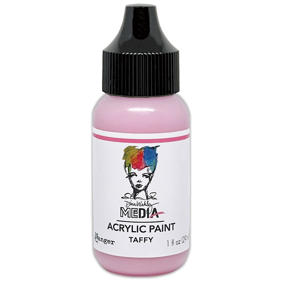 Dina Wakley MEdia - Acrylic Paint - 1oz Bottle - Any 1 Colour - NEW! Pretty Pastels inStore!