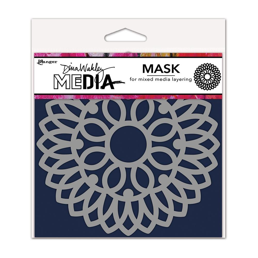 Dina Wakley Media - Stencil Mask - Pointy Doily - NEW!