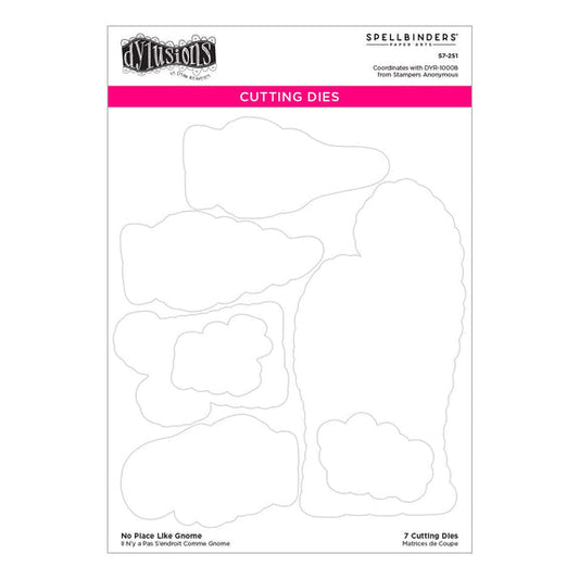 Dylusions by Dyan Reaveley - Spellbinders Etched Dies - No Place Like Gnome