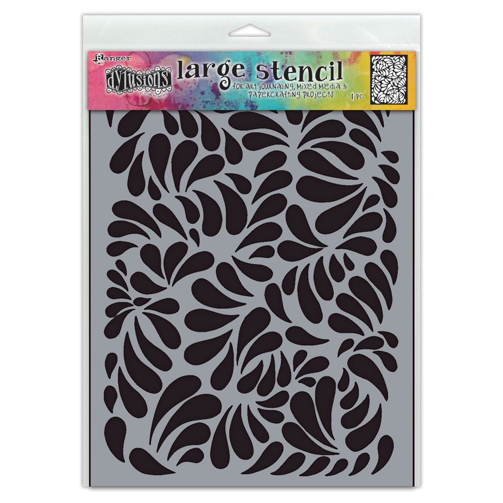 Dylusions by Dyan Reaveley - Stencil - Large 9x12 - Brush Strokes - NEW!