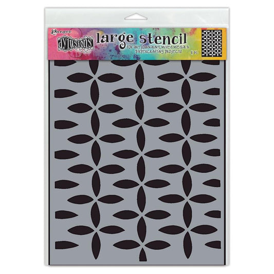 Retro Grid ... Large (9"x12") Stencil - by Dyan Reaveley of Dylusions.  Add Dyan's fantastic versatile design to your artwork, backgrounds, borders and everywhere in art journals, greeting cards, ATCs, scrapbook pages, planners, canvas artwork and more. Let your imagination be your guide and enjoy the creativity!