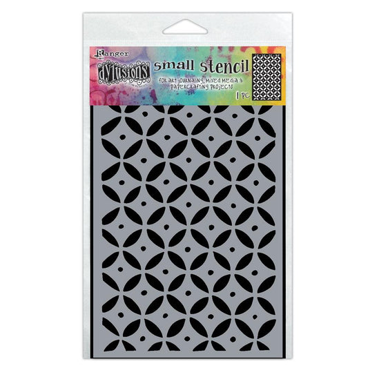 Dot Grid ... Stencil - Small 5"x8" ... by Dyan Reaveley of Dylusions.   Add Dyan's fantastic versatile pattern to your artwork, backgrounds, borders and everywhere in art journals, greeting cards, ATCs, scrapbook pages, planners, canvas artwork and more. Let your imagination be your guide and enjoy the creativity!