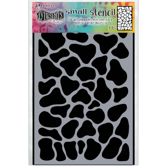 Urchins  Stencil - Small 5"x8" ... by Dyan Reaveley of Dylusions. Add Dyan's fantastic organic pattern of wibbly wobbly pebbly shapes named Urchins to your artwork, backgrounds, borders and everywhere in art journals, greeting cards, ATCs, scrapbook pages, planners, canvas artwork and more. Let your imagination be your guide and enjoy the creativity!