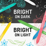 example only - White - InkJoy Bright! Gel Pen - by Paper Mate - Vibrant opaque ink for dark and light porous surfaces. Pack of 3 (three) white retractable pens with white ink, each with a medium 0.7mm ballpoint nib. A joy to use! Ideal for card making, papercrafts, all kinds of diaries, memory books and bullet journals, scrapbooking and every day arty ideas like note taking, doodling, tangling, drawing, writing shopping lists on black paper (because why not) and other arty occasions.