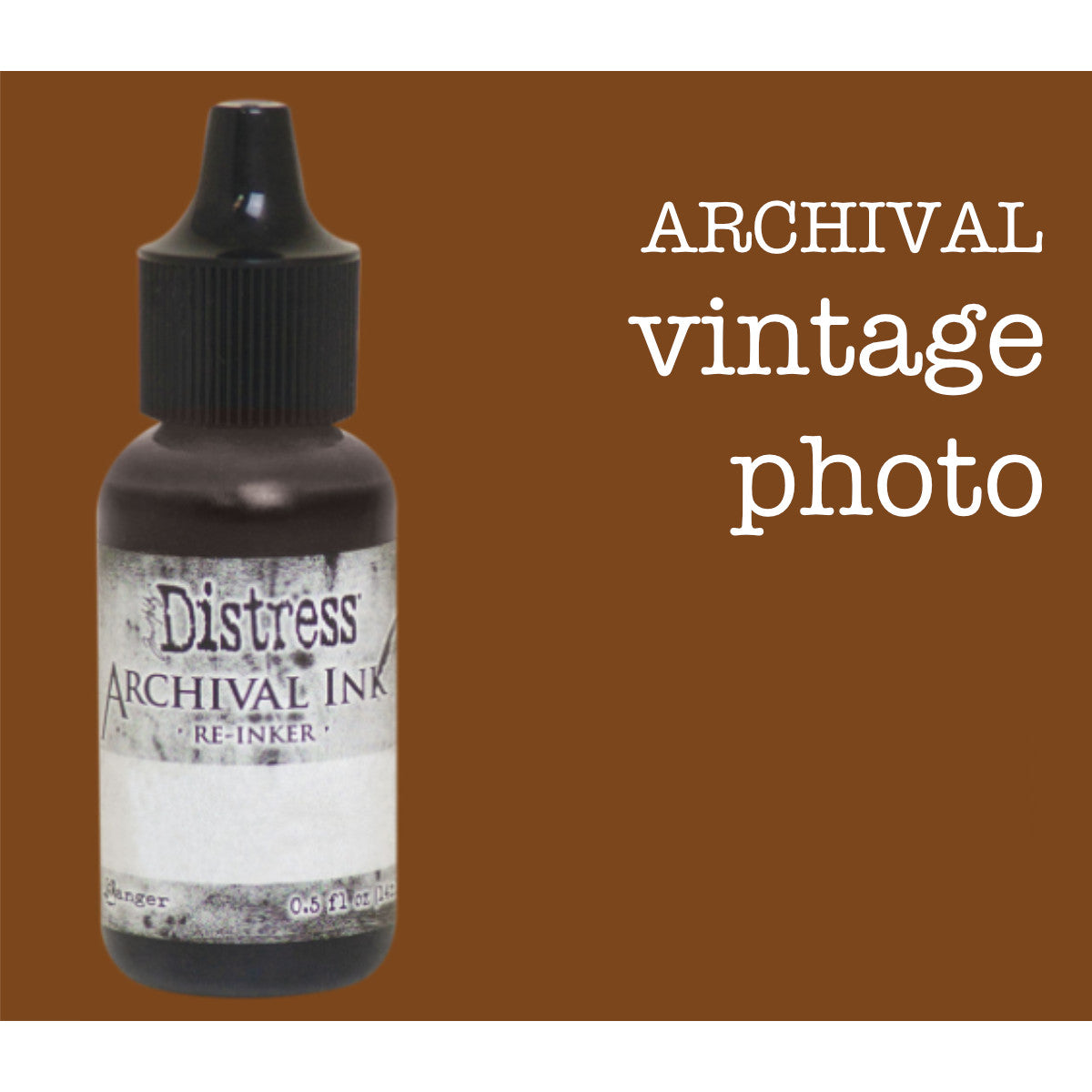Tim Holtz Distress - Archival Ink Reinker - 18ml Bottle - Any 1 Colour
