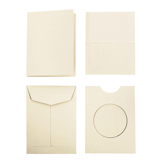 File Cards (set 2) ... by Tim Holtz Idea-Ology - smooth mixed media cardstock in the form of 12 (twelve) blank cards and envelopes, 4 (four) different styles (accordion or concertina booklet, pocket with hole, card with half-pocket, envelope), each 3" x 4" in size. Tim Holtz Idea-Ology blank pieces are the perfect foundation for your next mixed-media make or addition to a scrapbooking page with all the flip out elements, ideal for storing and or displaying collage fodder, memorabilia and photos. TH94369