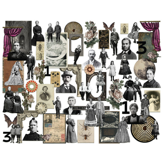 Tim Holtz Idea-Ology - Paper Dolls and Layers - Halloween 2025 - 67 Pieces - NEW!