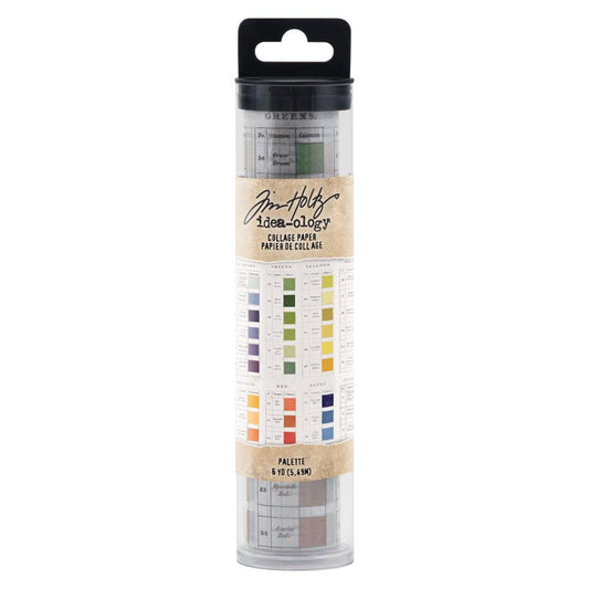 Tim Holtz Idea-Ology Collage Tissue Paper - Palette - 6 inch wide roll