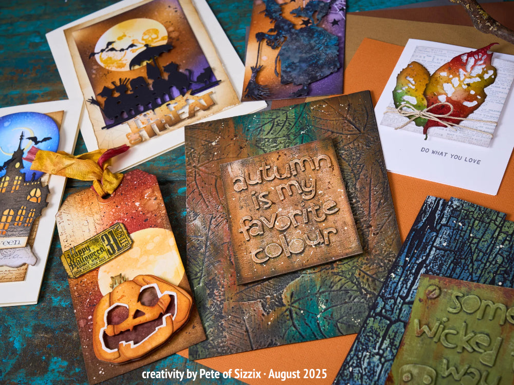 Tim Holtz Thinlits Die Cutting Set by Sizzix - Trick or Treat