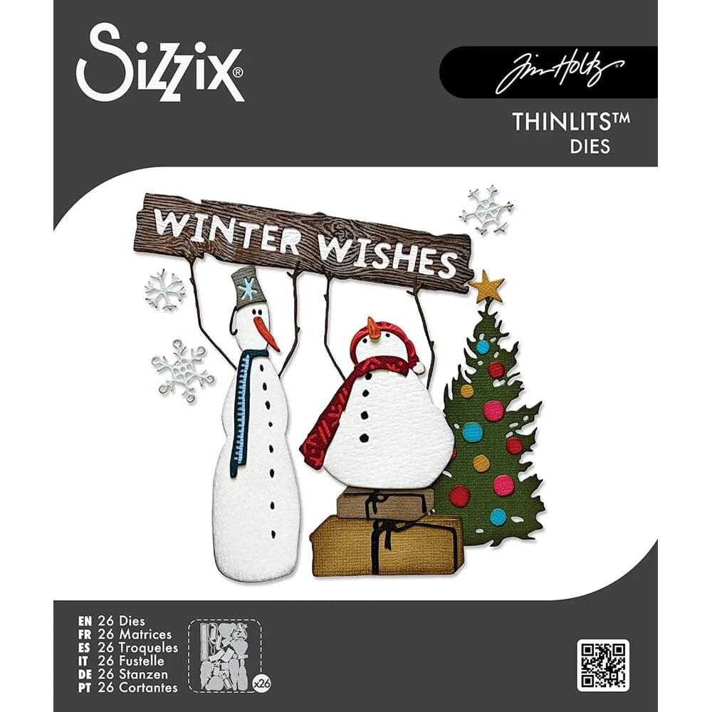 Tim Holtz Thinlits Die Cutting Set by Sizzix - Twig and Stump - PreOrder Soon