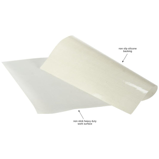 photo of the Smallest Media Surface Mat - by Tim Holtz and Tonic Studios ... Small 11" x 13.5" heavy duty, non stick and heat resistant craft mat workspace ... use as a stand alone surface for wet and dry techniques or use with any of the Tim Holtz Glass Media Mats (also available, sold separately). The Tim Holtz® Media Surface Mat (available in 3 sizes, this product is the smallest one) - the perfect heat resistant, easy to clean mat for all artists, crafters, art students, all creative people.