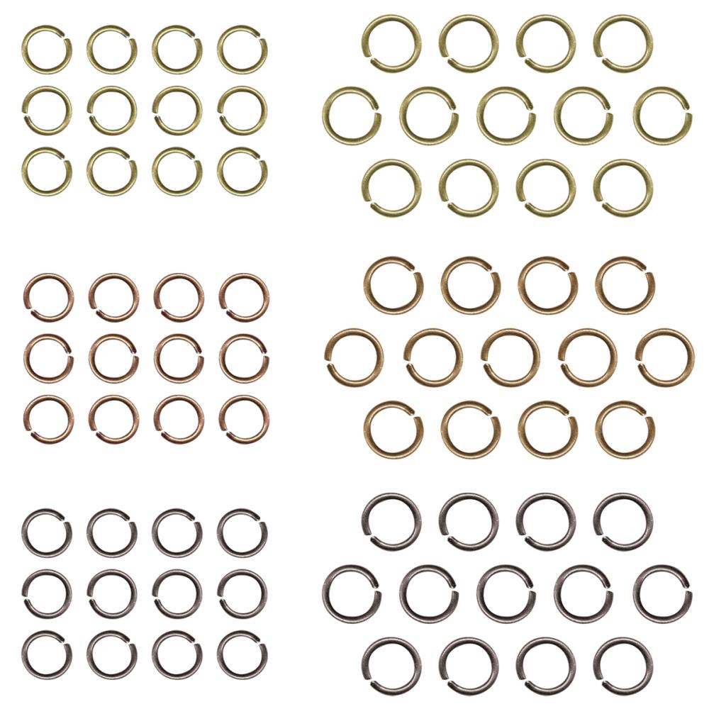 Jump Rings ... Idea-Ology by Tim Holtz - metal rings, circular fasteners with a split, used to attach things. 75 (seventy five) jump rings in 2 (two) sizes and 3 (three) antique colours. Jump rings are a flexible metal ring that can be opened and close by hand, often used for connecting objects. These small and versatile split rings are fabulous for attaching anything to anything - including ribbons, tinsel, yarn, paper, buttons, trinkets and other findings together. Great for making jewellery.