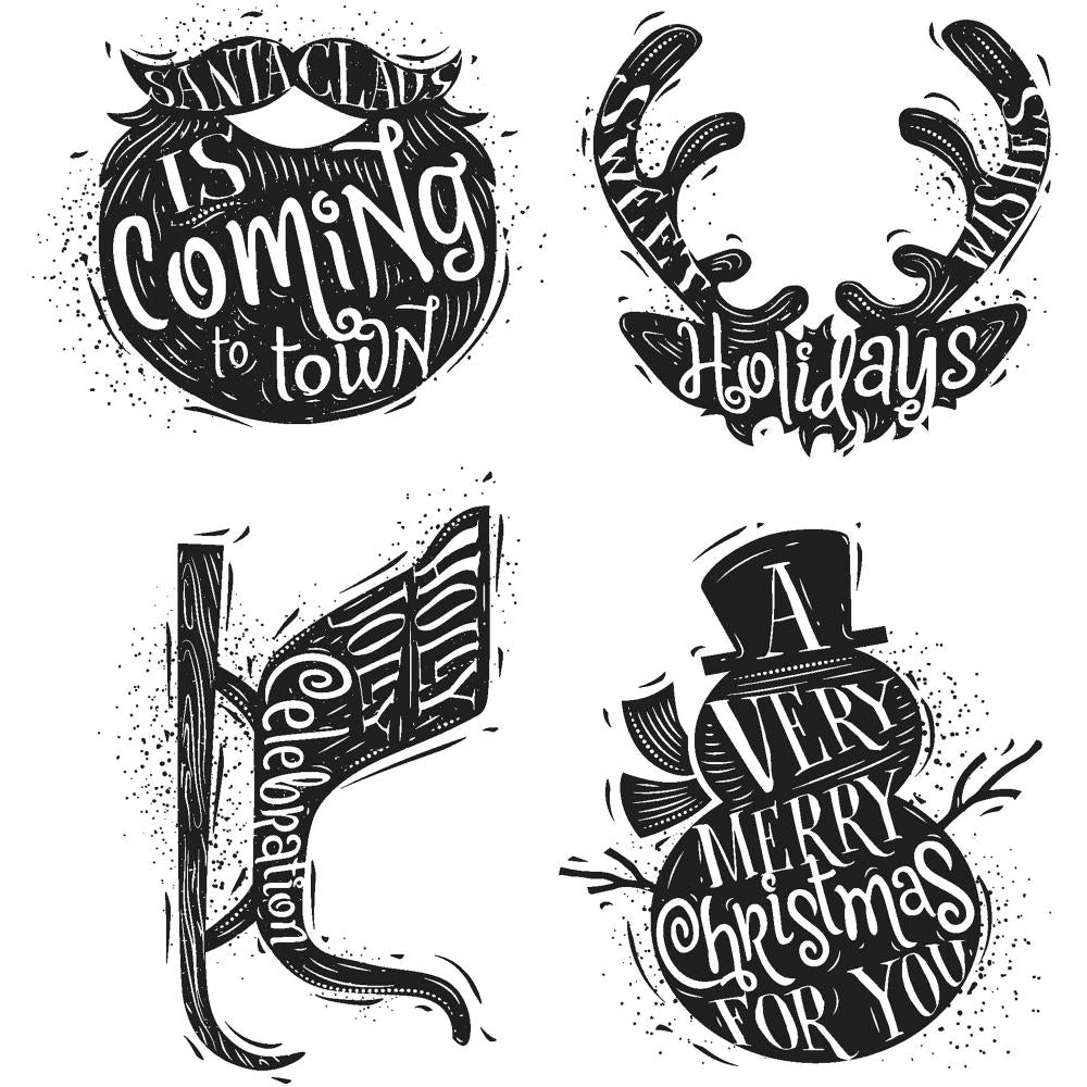 Tim Holtz stamps for christmas