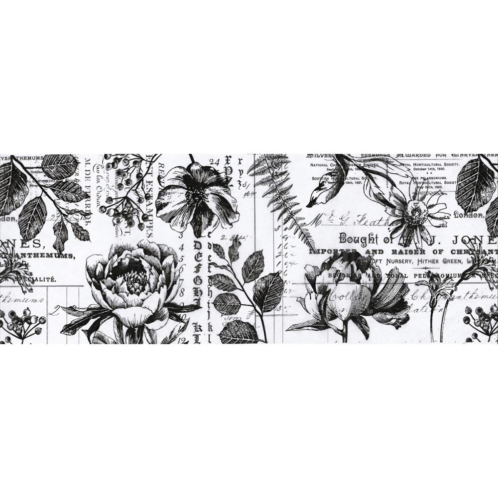 Tim Holtz Idea-Ology Collage Tissue Paper - Botanical - 6 inch wide roll