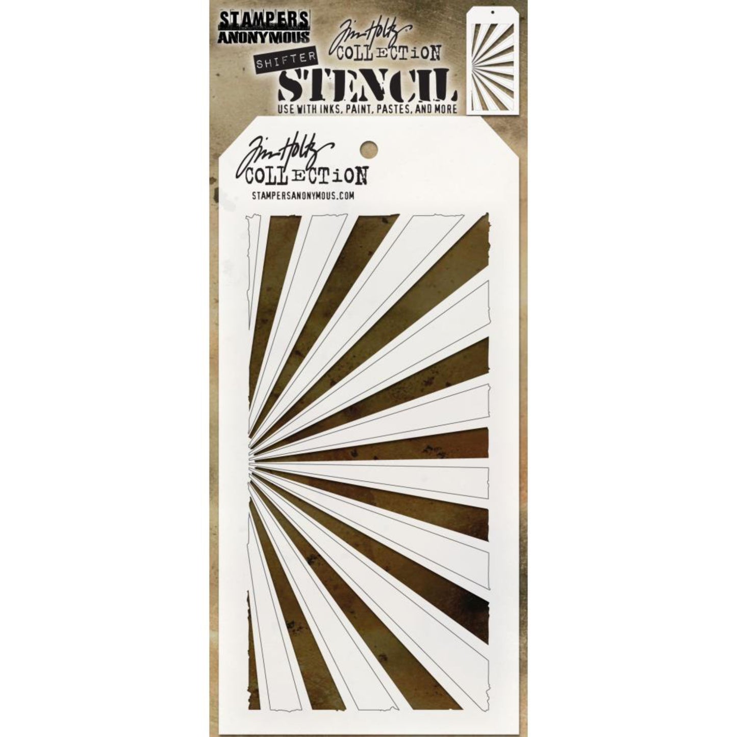 Shifter Rays - Tim Holtz Stencil for Layering and Creating Unique Patterns