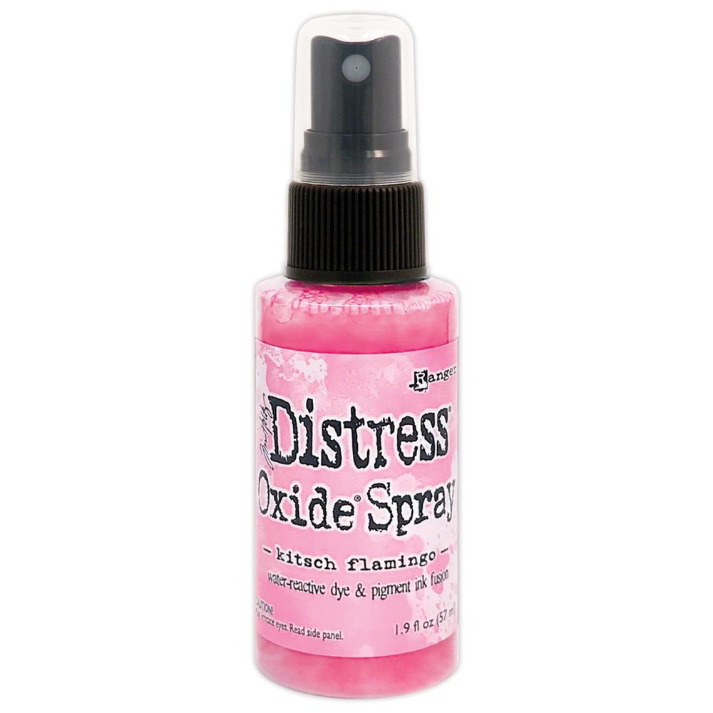 Kitsch Flamingo Pink Distress Oxide Spray from Tim Holtz and Ranger, for sale at Art by Jenny in Australia 