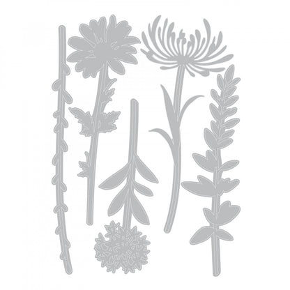 designs for Wildflower Stems (no.1) ... Thinlits Die Cutting Templates by Tim Holtz