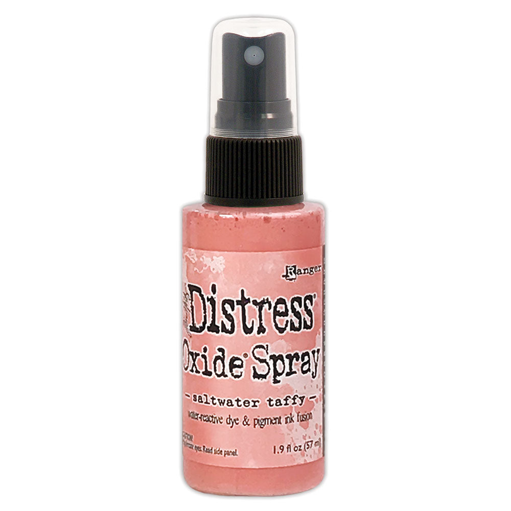 Tim Holtz Distress Oxide Spray in Saltwater Taffy, light vintage peachy pink