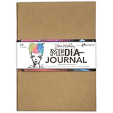 Dina Wakley MEdia art journal with heavyweight Kraft paper for mixed media, image of the large Mixed Media Journal