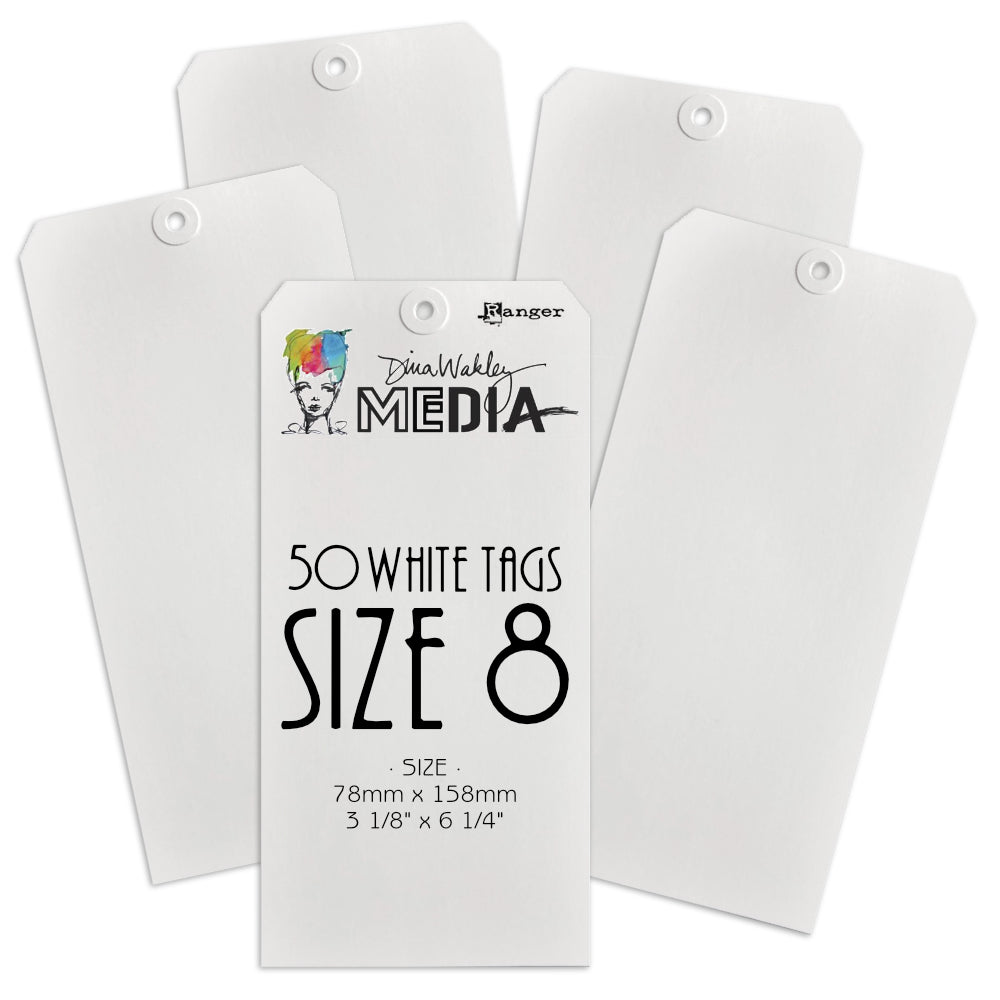 800 Blank White Printable Name Tags – 3.375 X 2.33 Inches, 8 Per Sheet