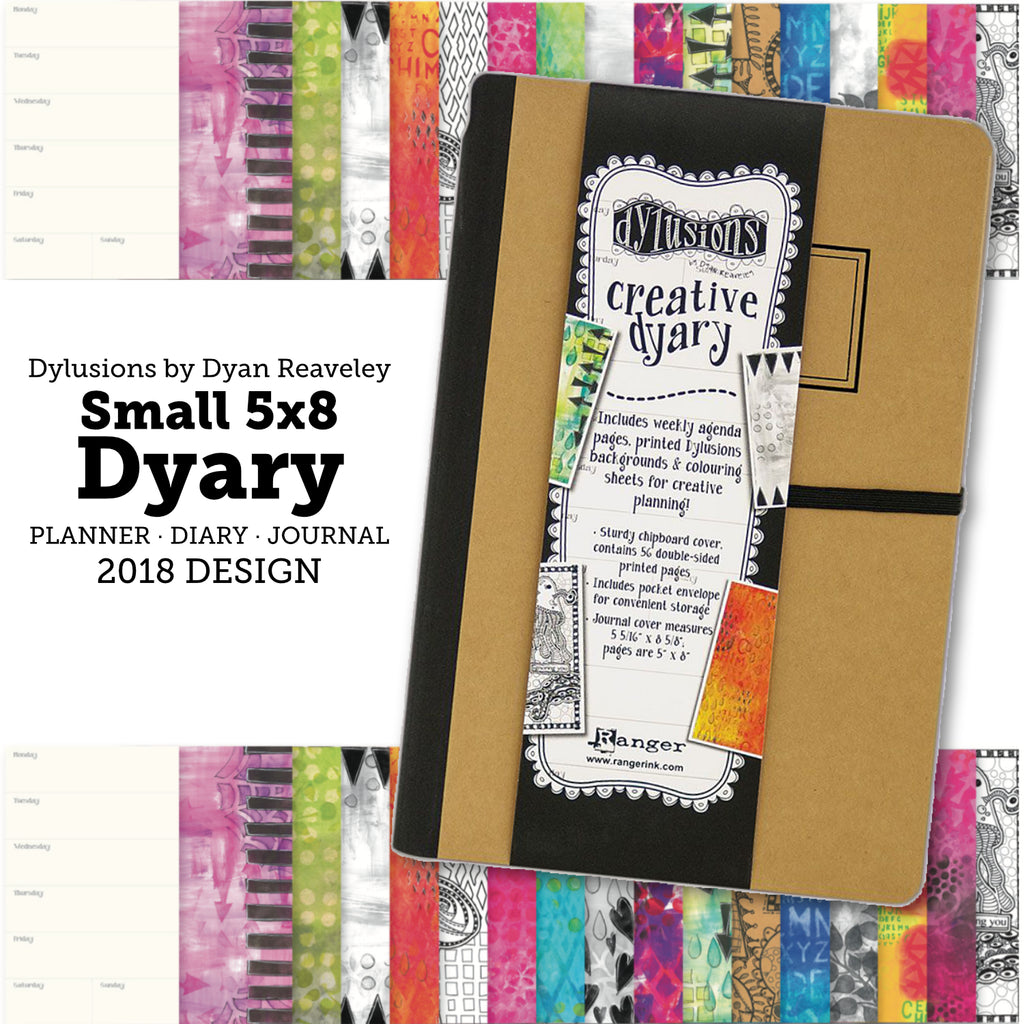 Dylusions Creative Dyary - Small 5x8 - Undated Journal Planner Vol