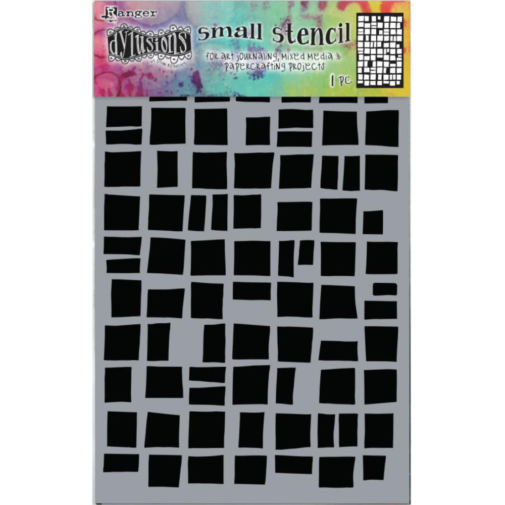 Betsy's Block ... Small 5"x8" Stencil by Dyan Reaveley of Dylusions