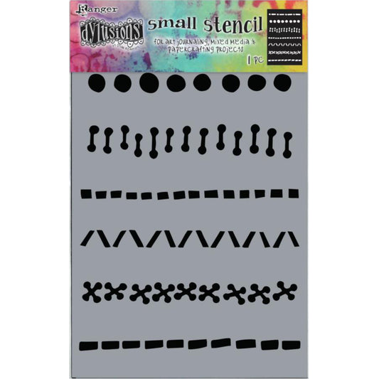 A Stitch in Time ... Small 5"x8" Stencil by Dyan Reaveley of Dylusions