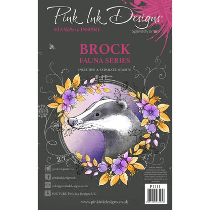 Pink Ink Designs - Stamps - Brock the Badger