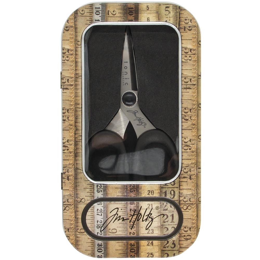 Tim Holtz Haberdashery Scissors - 5 inch with storage tin