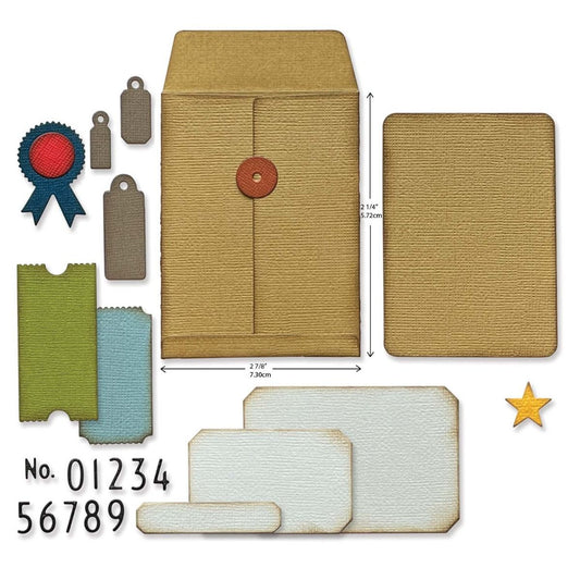Tim Holtz Thinlits Die Cutting Set by Sizzix - Collector