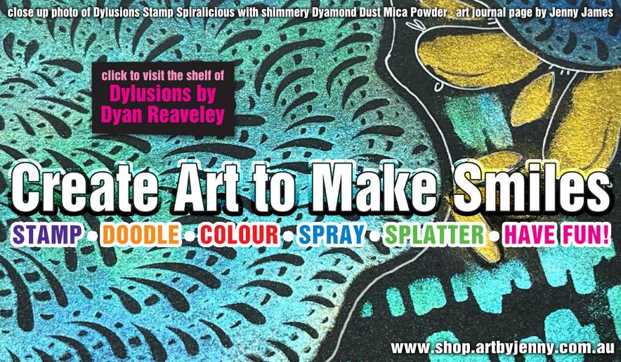 Add colour to your story through art, create bold and colourful artwork using art supplies from all our favourite designer, Dyan Reaveley of Dylusions