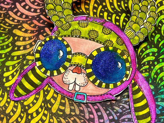 Spiralicious Rainbow Funny Bunny