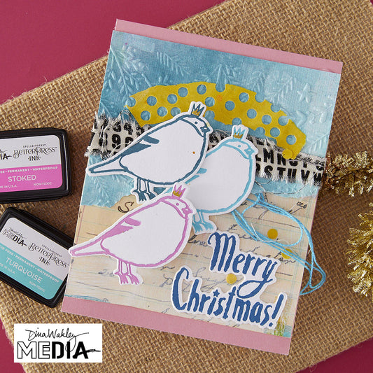 Arty Crafty News September 2025 - Dina Wakley Christmas!