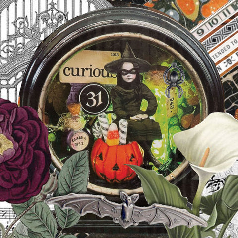 Wonderful and Spooky, often beautiful collection of Halloween craft supplies