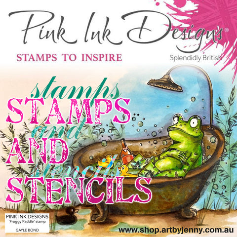 Pink Ink Designs - Stamps and Stencils to Inspire Creativity - Online at Art by Jenny in Australia