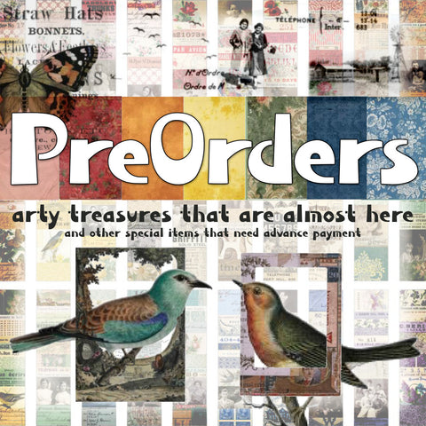 This PreOrder category of the Art by Jenny online shop, is the space to watch for new arty treasures that are on their way. Buy in advance or wait till they arrive :) The choice is yours!