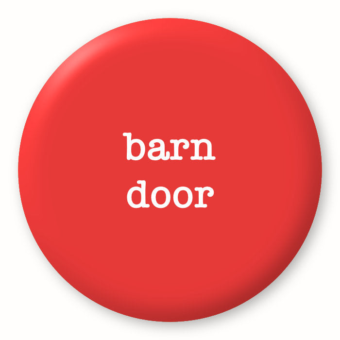 Barn Door - Tim Holtz Distress by Ranger - Image of a round spot with the colour name in the centre. To coincide with your choice of colour when purchasing Distress Paint, Spray Stain, Oxide Spray, Ink Pad, Oxide Ink Pad, Reinker, Oxide Reinker, Embossing Glaze, or Archival Reinker from Art by Jenny Online Shop in Australia. Please note, while we have taken care to show a close representation, the colour may vary between screens or different mediums (inks, oxides, etc).