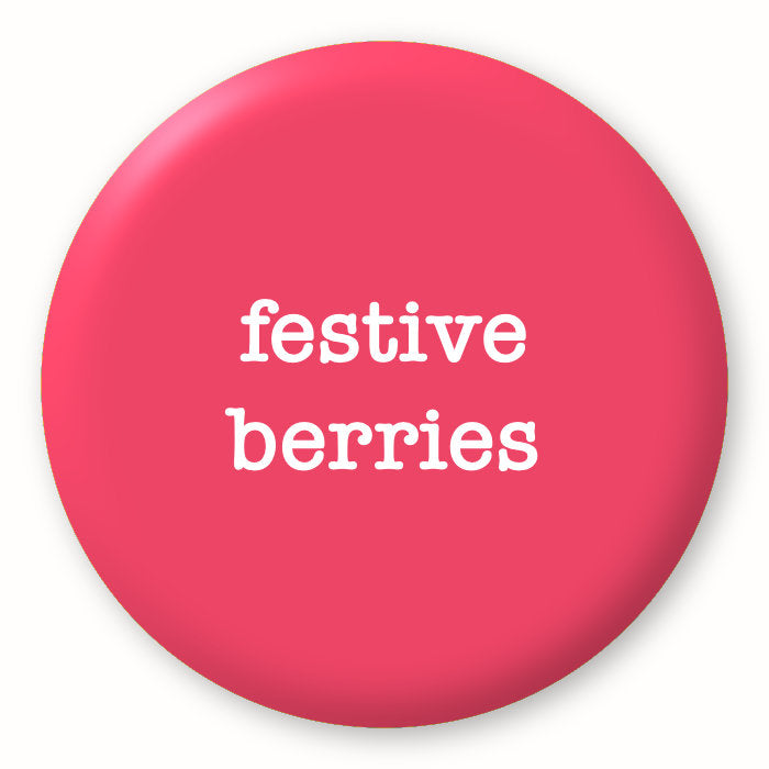 Festive Berries - Tim Holtz Distress by Ranger - Image of a round spot with the colour name in the centre. To coincide with your choice of colour when purchasing Distress Paint, Spray Stain, Oxide Spray, Ink Pad, Oxide Ink Pad, Reinker, Oxide Reinker, Embossing Glaze, or Archival Reinker from Art by Jenny Online Shop in Australia. Please note, while we have taken care to show a close representation, the colour may vary between screens or different mediums (inks, oxides, etc).