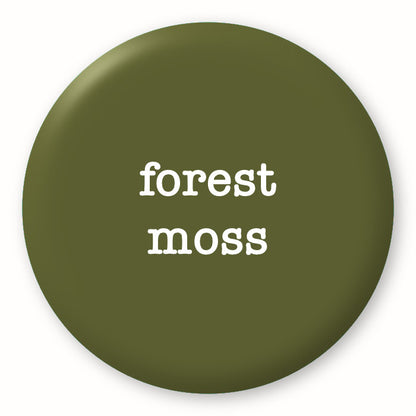 Forest Moss - Tim Holtz Distress by Ranger - Image of a round spot with the colour name in the centre. To coincide with your choice of colour when purchasing Distress Paint, Spray Stain, Oxide Spray, Ink Pad, Oxide Ink Pad, Reinker, Oxide Reinker, Embossing Glaze, or Archival Reinker from Art by Jenny Online Shop in Australia. Please note, while we have taken care to show a close representation, the colour may vary between screens or different mediums (inks, oxides, etc).