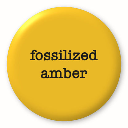 Fossilized Amber - Tim Holtz Distress by Ranger - Image of a round spot with the colour name in the centre. To coincide with your choice of colour when purchasing Distress Paint, Spray Stain, Oxide Spray, Ink Pad, Oxide Ink Pad, Reinker, Oxide Reinker, Embossing Glaze, or Archival Reinker from Art by Jenny Online Shop in Australia. Please note, while we have taken care to show a close representation, the colour may vary between screens or different mediums (inks, oxides, etc).