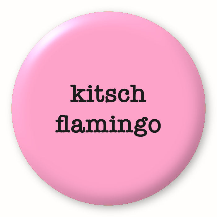 Kitsch Flamingo (pink) - Tim Holtz Distress by Ranger - Image of a round spot with the colour name in the centre. To coincide with your choice of colour when purchasing Distress Paint, Spray Stain, Oxide Spray, Ink Pad, Oxide Ink Pad, Reinker, Oxide Reinker, Embossing Glaze, or Archival Reinker from Art by Jenny Online Shop in Australia. Please note, while we have taken care to show a close representation, the colour may vary between screens or different mediums (inks, oxides, etc).