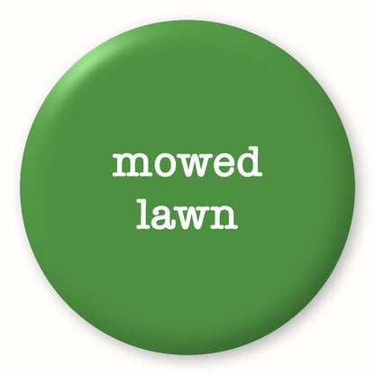 Mowed Lawn - Tim Holtz Distress by Ranger - Image of a round spot with the colour name in the centre. To coincide with your choice of colour when purchasing Distress Paint, Spray Stain, Oxide Spray, Ink Pad, Oxide Ink Pad, Reinker, Oxide Reinker, Embossing Glaze, or Archival Reinker from Art by Jenny Online Shop in Australia. Please note, while we have taken care to show a close representation, the colour may vary between screens or different mediums (inks, oxides, etc).