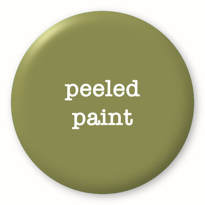 Peeled Paint, green - Tim Holtz Distress by Ranger - Image of a round spot with the colour name in the centre. To coincide with your choice of colour when purchasing Distress Paint, Spray Stain, Oxide Spray, Ink Pad, Oxide Ink Pad, Reinker, Oxide Reinker, Embossing Glaze, or Archival Reinker from Art by Jenny Online Shop in Australia. Please note, while we have taken care to show a close representation, the colour may vary between screens or different mediums (inks, oxides, etc).