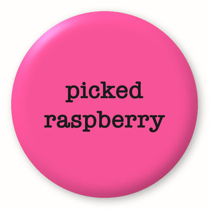Picked Raspberry - Tim Holtz Distress by Ranger - Image of a round spot with the colour name in the centre. To coincide with your choice of colour when purchasing Distress Paint, Spray Stain, Oxide Spray, Ink Pad, Oxide Ink Pad, Reinker, Oxide Reinker, Embossing Glaze, or Archival Reinker from Art by Jenny Online Shop in Australia. Please note, while we have taken care to show a close representation, the colour may vary between screens or different mediums (inks, oxides, etc).